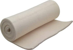 Made in USA - 3/16 Inch Thick x 66 Inch Wide x 12 Inch Long, Pressed Wool Felt Sheet - 2.3 Lbs/Square Yd., White, 400 psi - Benchmark Tooling