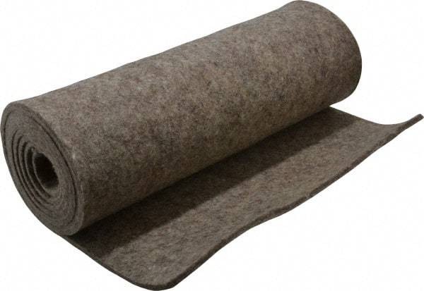 Made in USA - 3/16 Inch Thick x 72 Inch Wide x 12 Inch Long, Pressed Wool Felt Sheet - 2.3 Lbs/Square Yd., Gray, 250 psi - Benchmark Tooling