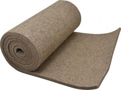 Made in USA - 3/8 Inch Thick x 72 Inch Wide x 12 Inch Long, Pressed Wool Felt Sheet - 4.6 Lbs/Square Yd., Gray, 250 psi - Benchmark Tooling