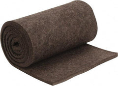 Made in USA - 1/2 Inch Thick x 72 Inch Wide x 12 Inch Long, Pressed Wool Felt Sheet - 4.2 Lbs/Square Yd., Gray, 75 psi - Benchmark Tooling