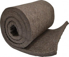 Made in USA - 3/4 Inch Thick x 72 Inch Wide x 12 Inch Long, Pressed Wool Felt Sheet - 6.4 Lbs/Square Yd., Gray, 75 psi - Benchmark Tooling