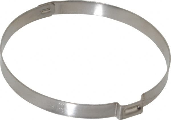 Oetiker - 63.4 to 66.5mm, 1-Ear Clamp - 2-5/8" Noml Size, 10mm Inner Width, 7mm Wide x 0.6mm Thick, Stainless Steel - Benchmark Tooling