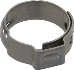 Oetiker - Stepless Ear Clamp - 11/16" Noml Size, 8mm Inner Width, 7mm Wide x 0.6mm Thick, Stainless Steel - Benchmark Tooling