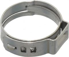 Oetiker - Stepless Ear Clamp - 3/4" Noml Size, 10mm Inner Width, 7mm Wide x 0.6mm Thick, Stainless Steel - Benchmark Tooling