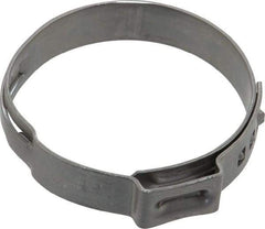 Oetiker - Stepless Ear Clamp - 1-3/16" Noml Size, 10mm Inner Width, 7mm Wide x 0.6mm Thick, Stainless Steel - Benchmark Tooling