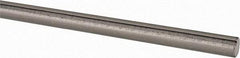 Made in USA - 3/8" Diam, 2' Long, 1045 Steel Keyed Round Linear Shafting - 3/32" Key - Benchmark Tooling