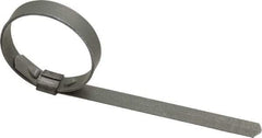 IDEAL TRIDON - 1-3/8" ID Galvanized Steel Preformed Center Punch Clamp - 3/8" Wide, 0.025" Thick - Benchmark Tooling