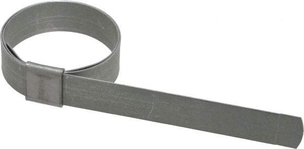 IDEAL TRIDON - 1-1/2" ID Galvanized Steel Preformed Center Punch Clamp - 5/8" Wide, 0.025" Thick - Benchmark Tooling