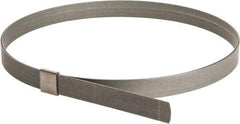 IDEAL TRIDON - 7" ID, Galvanized Steel Preformed Center Punch Type Clamp - 5/8" Wide x 0.03" Thick - Benchmark Tooling