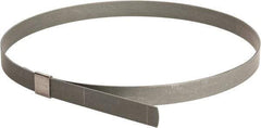 IDEAL TRIDON - 8" ID, Galvanized Steel Preformed Center Punch Type Clamp - 5/8" Wide x 0.03" Thick - Benchmark Tooling