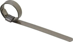 IDEAL TRIDON - 13/16" ID, Grade 201, Stainless Steel Preformed J-Type Clamp - 3/8" Wide x 0.025" Thick - Benchmark Tooling