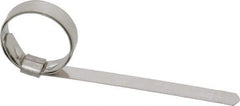 IDEAL TRIDON - 1" ID, Grade 201, Stainless Steel Preformed J-Type Clamp - 3/8" Wide x 0.025" Thick - Benchmark Tooling