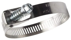 IDEAL TRIDON - SAE Size 280, 14-1/4 to 18" Diam, Stainless Steel Quick Release Worm Drive Clamp - 1/2" Wide, Material Grade 301, Series 550 - Benchmark Tooling