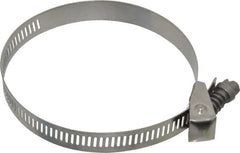 IDEAL TRIDON - SAE Size 48, 1-1/2 to 3-1/2" Diam, Stainless Steel Quick Release Worm Drive Clamp - 1/2" Wide, Material Grade 301, Series 550 - Benchmark Tooling