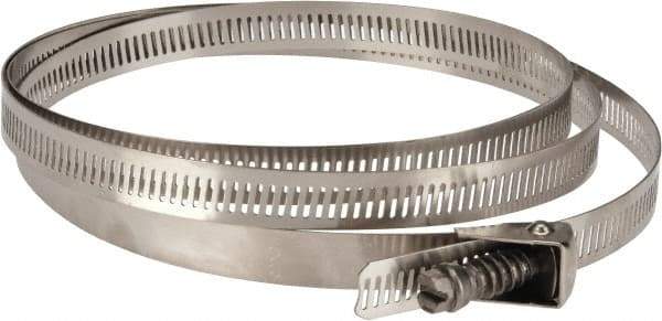 IDEAL TRIDON - SAE Size 248, 1-3/4 to 16" Diam, Stainless Steel Quick Release Worm Drive Clamp - 1/2" Wide, Material Grade 301, Series 550 - Benchmark Tooling