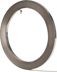 IDEAL TRIDON - Grade 201, Stainless Steel Banding Strap Roll - 3/8" Wide x 0.025" Thick - Benchmark Tooling