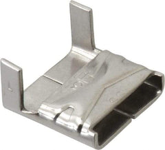 Made in USA - Grade 200 to 300, Stainless Steel Banding Strap Buckle - 3/4" Wide - Benchmark Tooling