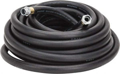 Continental ContiTech - 3/4" ID x 1.118" OD 50' Long Multipurpose Air Hose - MNPT x MNPT Ends, 200 Working psi, -40 to 190°F, 3/4" Fitting, Black - Benchmark Tooling