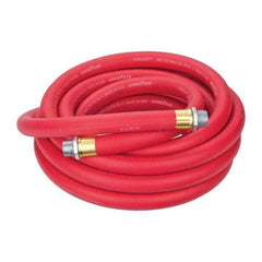 Continental ContiTech - 3/4" ID x 1.133" OD 25' Long Multipurpose Air Hose - MNPT x MNPT Ends, 250 Working psi, -40 to 190°F, 3/4" Fitting, Red - Benchmark Tooling