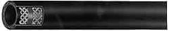 Continental ContiTech - 25' Long, 3/4" Fitting, Male NPT Fitting, -40 to 450°F, Synthetic Rubber High Temp & High Pressure Hose - 3/4" Inside x 1-9/32" Outside Diam, Black, 250 psi - Benchmark Tooling