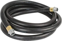 Continental ContiTech - 3/4" ID x 1-1/8" OD x 12' OAL, NPT Male x Male Petroleum Transfer Hose - 100 Max Working psi, 3/4" Fitting, Black - Benchmark Tooling