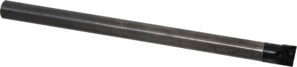 Kennametal - 15.24mm Min Bore Diam, 203.2mm OAL, 1/2" Shank Diam, E-STUN Indexable Boring Bar - T221P Insert, Screw Holding Method - Benchmark Tooling