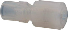 NewAge Industries - 1/4" Tube OD, PFA PTFE Plastic Compression Tube Female Connector - 1/8 NPT Pipe, 500°F Max, 1/8 Thread - Benchmark Tooling