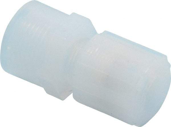 NewAge Industries - 1/2" Tube OD, PFA PTFE Plastic Compression Tube Female Connector - 1/2 NPT Pipe, 500°F Max, 1/2 Thread - Benchmark Tooling