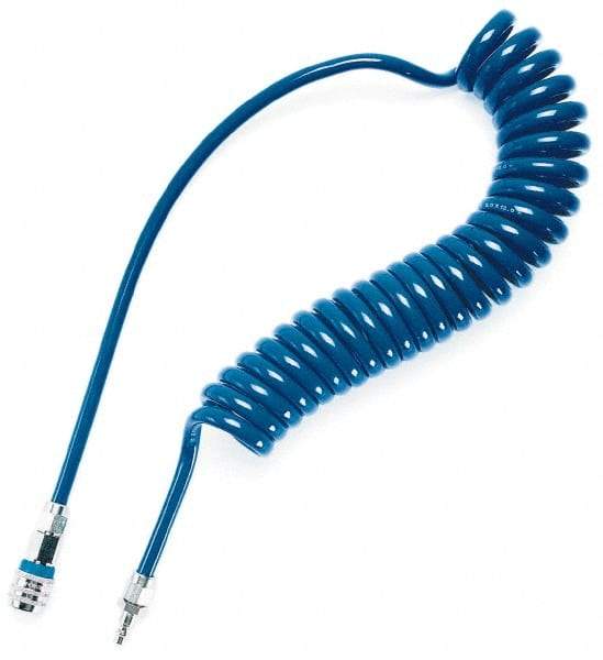 CEJN - 5/16" ID, 19.69' Long, Polyurethane Coiled & Self Storing Hose - Benchmark Tooling