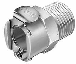 CPC Colder Products - 1/8" Nominal Flow, 1/4 BSPT Thread, Female, Inline Threaded-Female Socket - 120 Max psi, -40 to 180°F, Acetal Coupling, Buna-N O-Ring - Benchmark Tooling