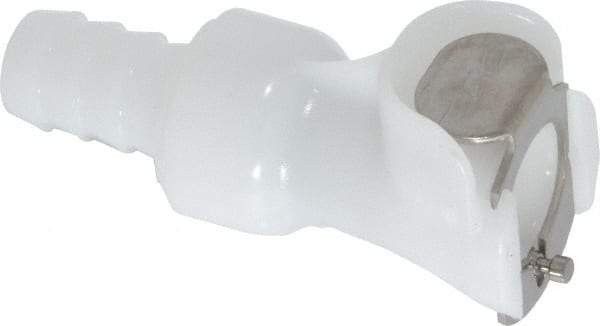 CPC Colder Products - 1/4" Nominal Flow, 3/8" ID, Female, Inline Hose Barb-Female Socket - 120 Max psi, -40 to 180°F, Acetal Coupling, Buna-N O-Ring - Benchmark Tooling