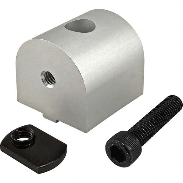 80/20 Inc. - 1-1/2" Wide x 1.6094" High x 1-1/2" Long Open Shelving 90 Degree Pivot Nub - Benchmark Tooling