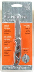 Gerber - 2-7/32" Blade, 6" OAL, Partially Serrated Folding Knife - 3.07" Closed Length, Stainless Steel, 1 Blade, 1 Edge, Pocket Clip - Benchmark Tooling