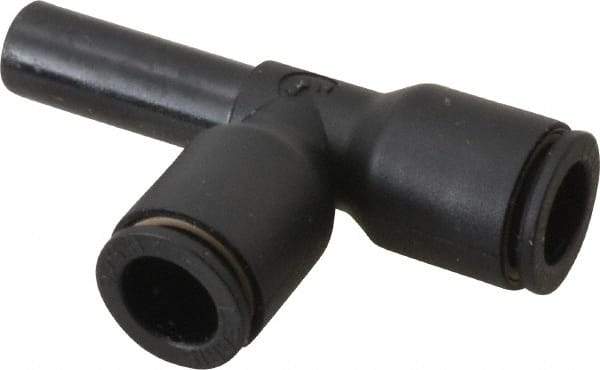 Legris - 5/16" Outside Diam, Nylon Push-to-Connect Tube Plug-In Run Tee - 290 Max psi, 8mm Stem Diam - Benchmark Tooling