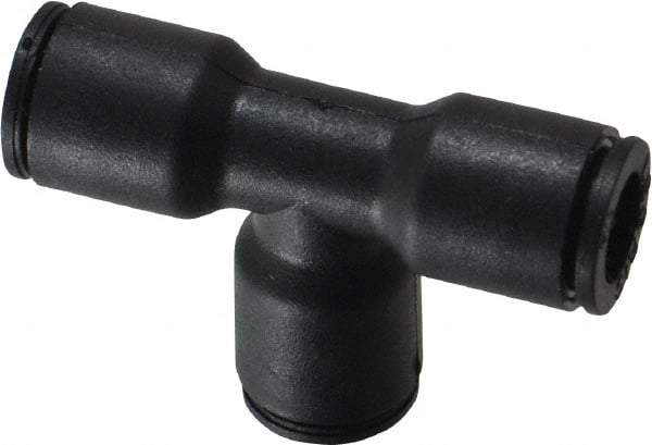 Legris - 1/4" Outside Diam, Nylon Push-to-Connect Tube Union Tee - 290 Max psi - Benchmark Tooling