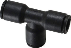 Legris - 1/4" Outside Diam, Nylon Push-to-Connect Tube Union Tee - 290 Max psi - Benchmark Tooling