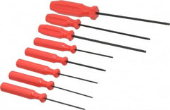 Eklind - 8 Piece, 0.05 to 5/32" Ball End Hex Driver Set - Exact Industrial Supply