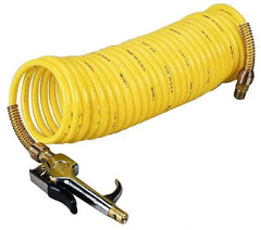 Coilhose Pneumatics - 1/4" ID Thumb Lever Blow Gun - 25' Long Hose - Benchmark Tooling