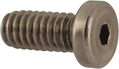 Value Collection - #8-32 UNC Hex Socket Drive, Low Socket Cap Screw - Grade 18-8 Stainless Steel, 3/8" Length Under Head - Benchmark Tooling