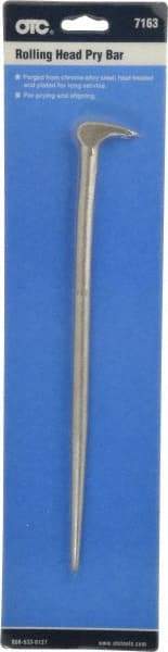 OTC - 12" Long, Steel Pry Bar - Automotive Hand Tool - Benchmark Tooling