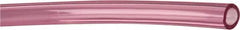 Coilhose Pneumatics - 1/4" ID x 3/8" OD, 1/16" Wall Thickness, Cut to Length (500' Standard Length) Polyurethane Tube - Transparent Red, 126 Max psi, 90 Hardness - Benchmark Tooling