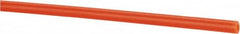 Coilhose Pneumatics - 1/16" ID x 1/8" OD, 1/32" Wall Thickness, Cut to Length (2,500' Standard Length) Polyethylene Tube - Orange, 150 Max psi - Benchmark Tooling