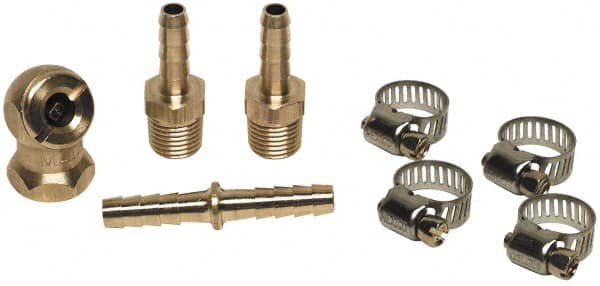 Coilhose Pneumatics - Air Hose Male Ends, Splicers & Brass Ball Chuck - 1/4" Thread - Benchmark Tooling