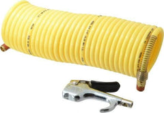 Coilhose Pneumatics - 1/4" ID Thumb Lever Blow Gun - 25' Long Hose - Benchmark Tooling