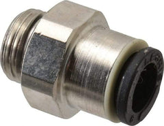 Legris - 6mm Outside Diam, 1/8 BSPP, Nickel Plated Brass Push-to-Connect Tube Male Connector - 290 Max psi - Benchmark Tooling