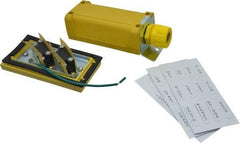 Woodhead Electrical - 2 Operator, Mushroom Head Pendant Control Station - No Legend, Momentary Switch, NO/NC Contact - Benchmark Tooling