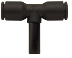 Legris - 1/4" Outside Diam, Nylon Push-to-Connect Tube Plug-In Tee - 290 Max psi - Benchmark Tooling