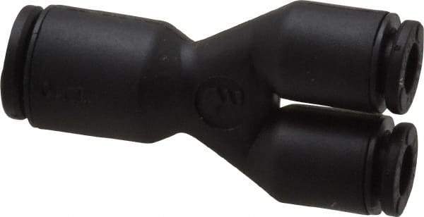 Legris - 4 x 6mm Outside Diam, Nylon Push-to-Connect Union Y - 290 Max psi - Benchmark Tooling