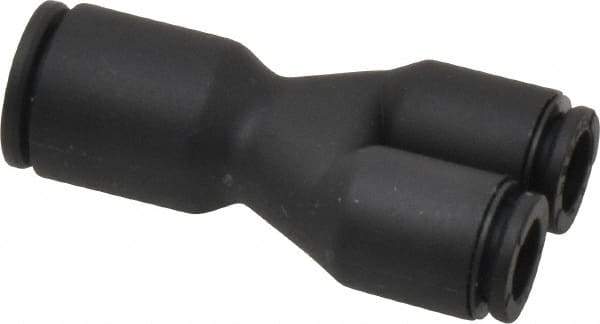 Legris - 6 x 8mm Outside Diam, Nylon Push-to-Connect Union Y - 290 Max psi - Benchmark Tooling