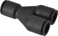 Legris - 10mm Outside Diam, Nylon Push-to-Connect Union Y - 290 Max psi - Benchmark Tooling